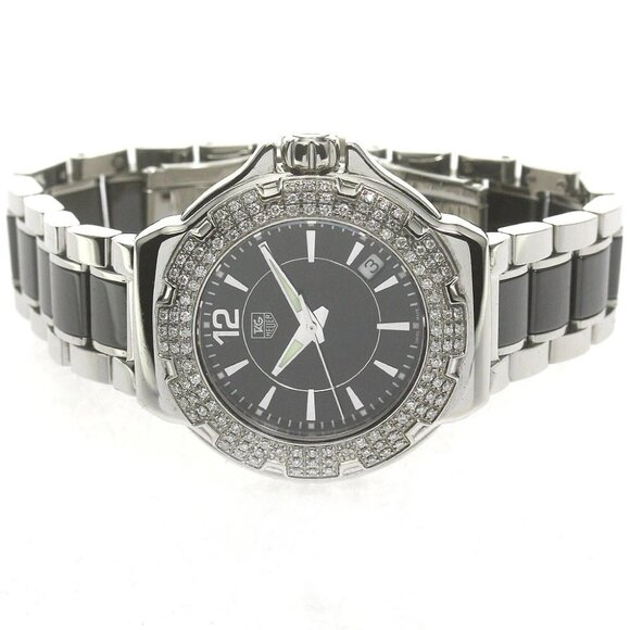 TAG HEUER Formula 1 Diamond Bezel black Dial Quartz Ladies Watch - Picture 2 of 6